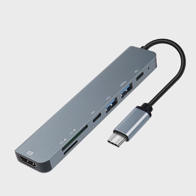 COMS USB 타입C to HDMI 카드리더기 컨버터