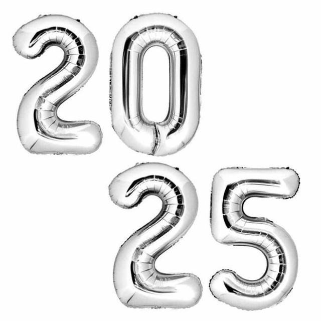 숫자은박풍선대실버2025패키지 숫자풍선 호일풍선