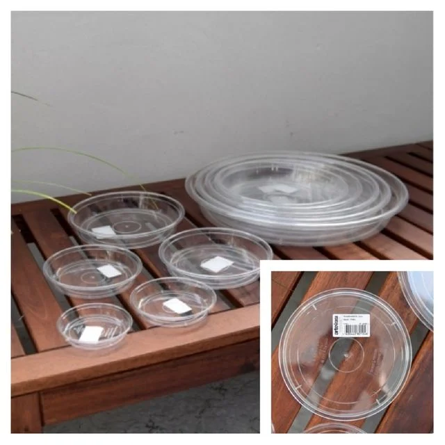 투명 4호 내경155mm 외경180mm 화분받침대 플라스틱받침대 화분다이 화분물받이 화분거치대