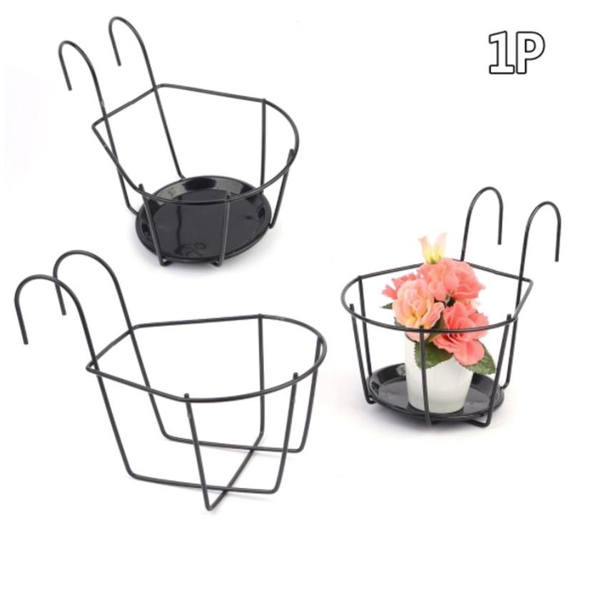 베란다 철제 화분 걸이 받침대형 파티션 선반