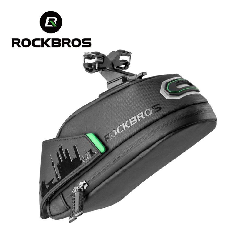 ROCKBROS 블랙라이더 퀵클립 자전거 안장 가방