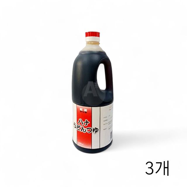 하나 우동소스 쯔유 1.8L X 3개 일본 우동다시 육수