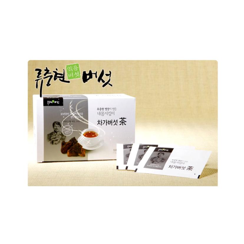 국산 차가버섯차 30T - 건강한 티백 차