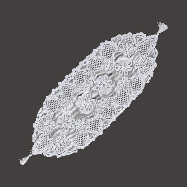 프렌치 레이스러너 (33x91cm 화이트)