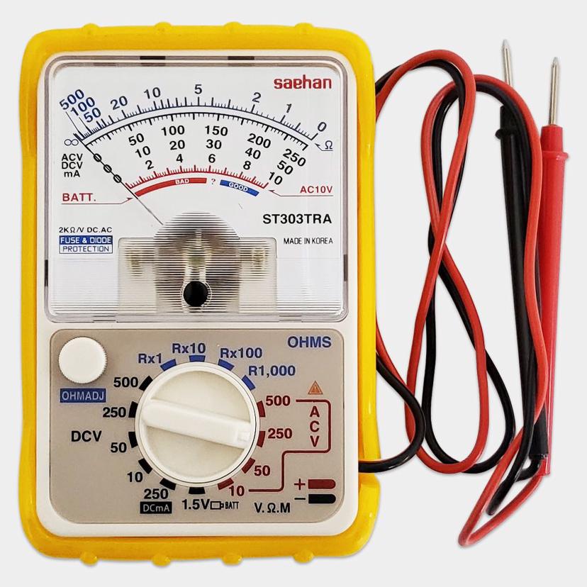 새한 아날로그 멀티 테스터기 ST-303TRA | 회로 시험기