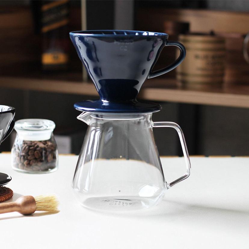 하리오 V60 비비드 에디션 핸드드립 세트 인디고 블루