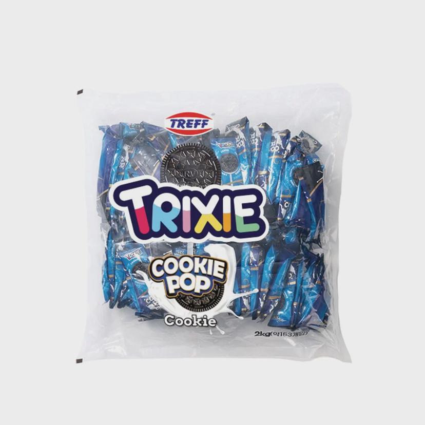 트레프 트릭시 쿠키팝 2kg 대용량 막대사탕 캔디 세트