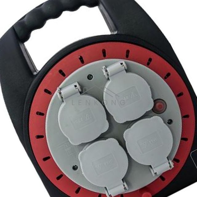 캠핑전선20m 전기릴선 미니전선릴 접지 X2 IP 20M 1.5SQ 레드 1EA