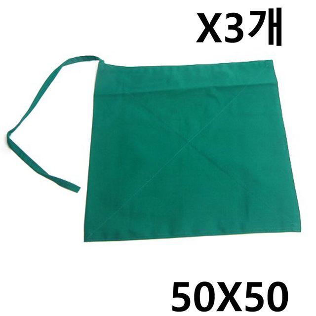 대진 기계포 기구포 녹색 소형 50X50cm 3개입 수술포