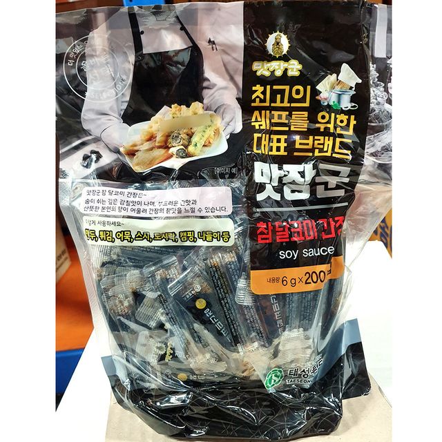 일회용 간장 맛장군 6g x 200입, 양조 간장 10박스