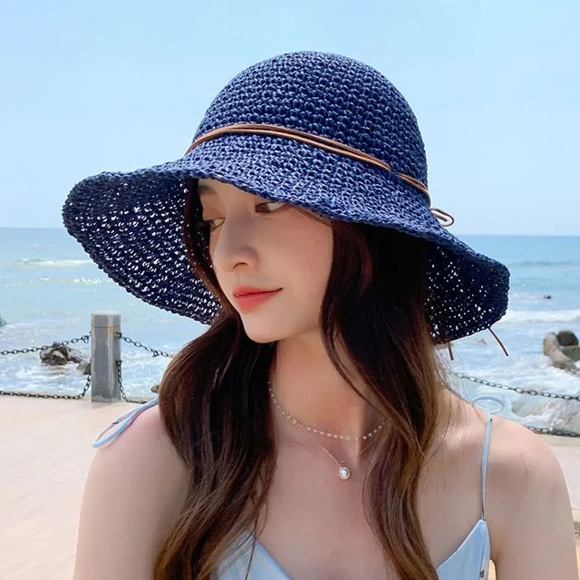 썬바이저 FAOH9509 왕골 바캉스모자 자외