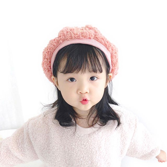 아동포근히모자 겨울용 털모자 - 귀까지 따뜻한 아동 방한 모자