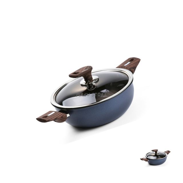 찌개냄비 인덕션냄비 인덕션 시그니처 냄비 24cm 전골 블루