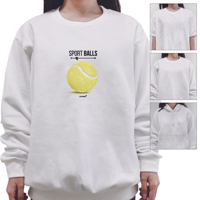 키밍 sports balls 티셔츠 남성 여성 후드 맨투맨