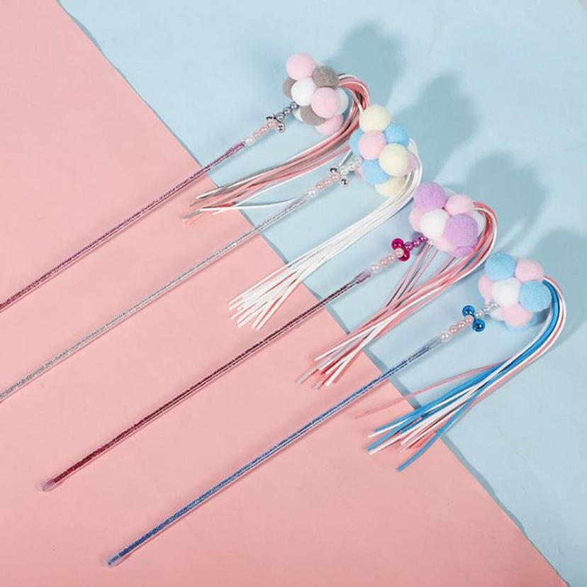 키밍 고양이 낚시대 애완용품 장난감 캣 놀이 막대