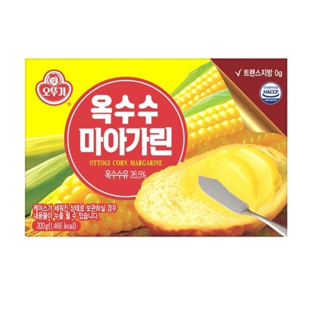 오뚜기 옥수수 마가린 200g X 16개입 대용량 박스