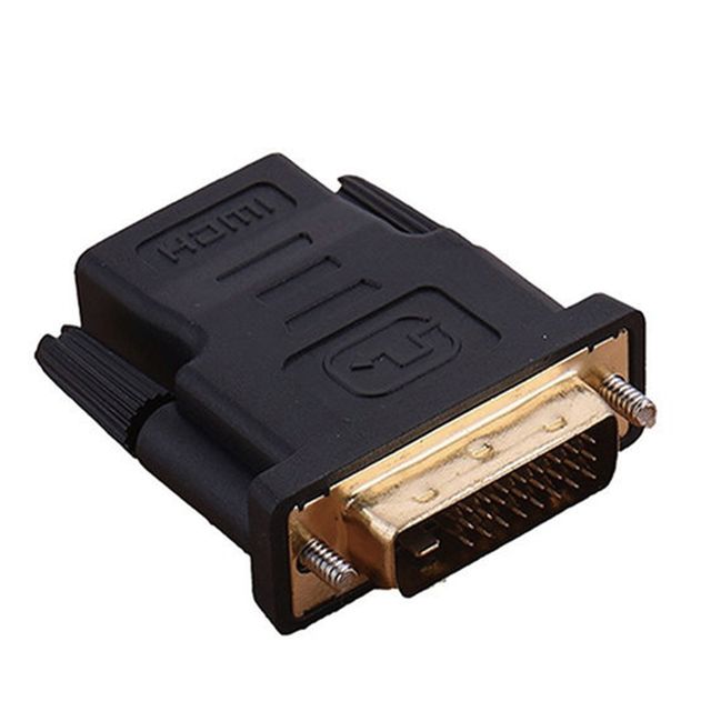 DVI to HDMI 변환젠더 - 모니터 포트 변환 어댑터