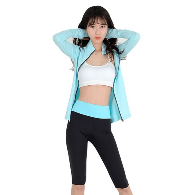 헬스장 귀여운 에어로빅 스판레깅스 자신감 보정 한
