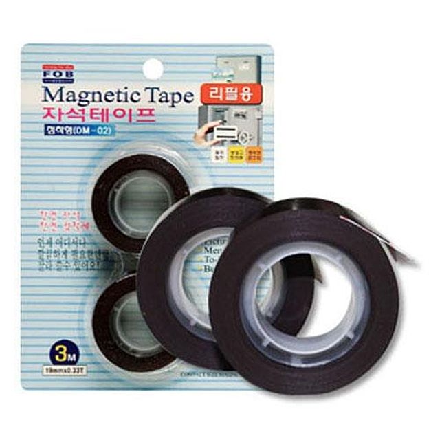 포비월드 자석테이프 리필 19mm 3M 2개입 세트
