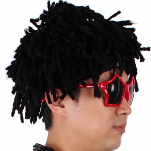 레게가발블랙 파티가발 노래방가발