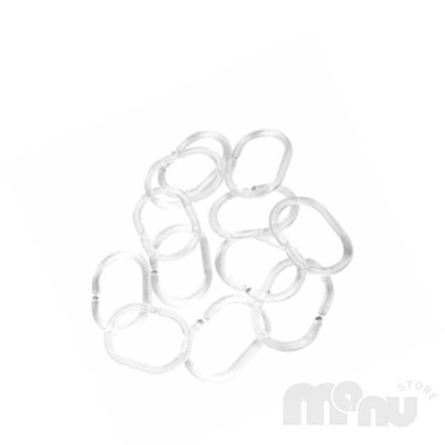 커튼레일 샤워커튼링고리 샤워 커튼 링 12P