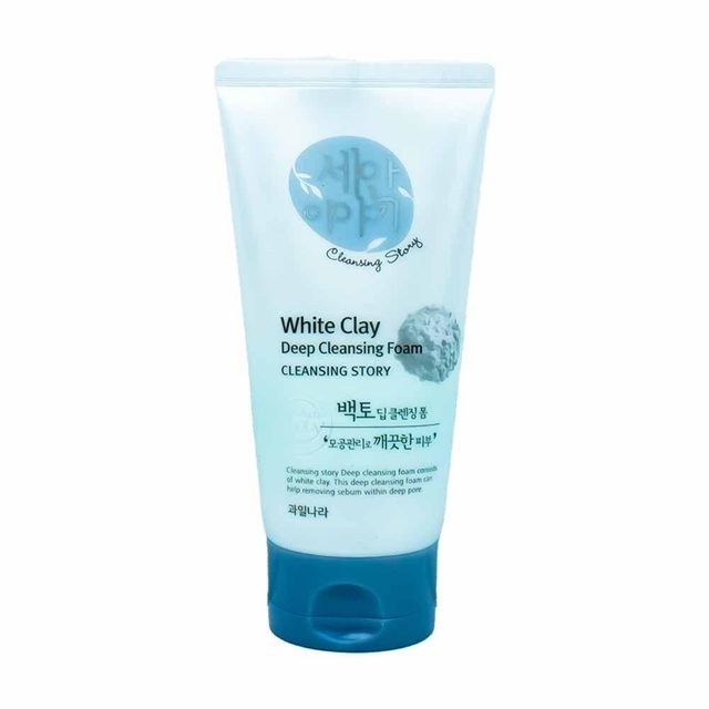 과일나라 세안이야기 백토 딥 클렌징 폼 150ml - 피부 진정 및 깊은 세정