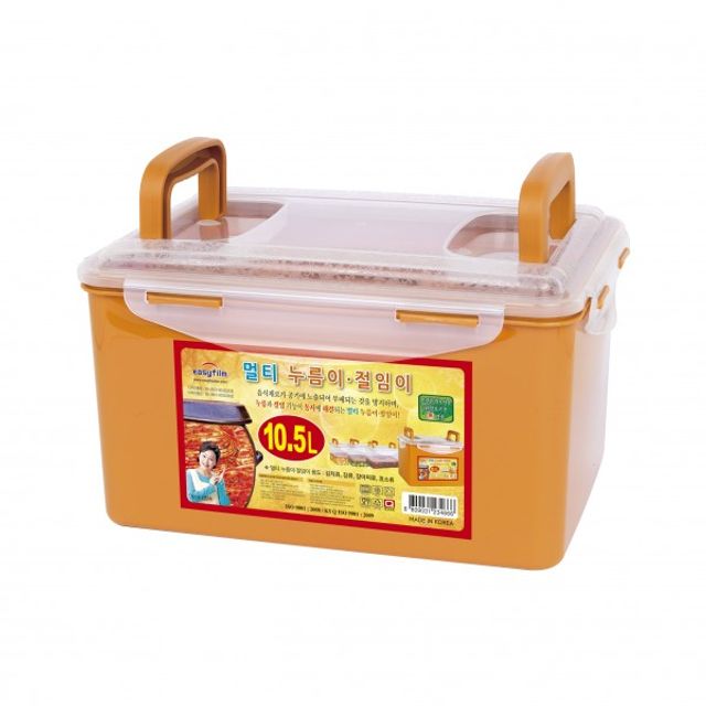이지필림 황토 멀티 누름이 밀폐 용기 10.5L | 김치통