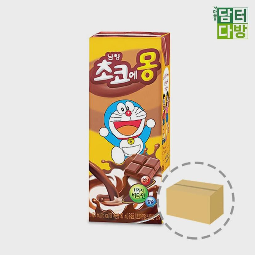초코에몽 180ml 24팩 - 진하고 달콤한 초코우유