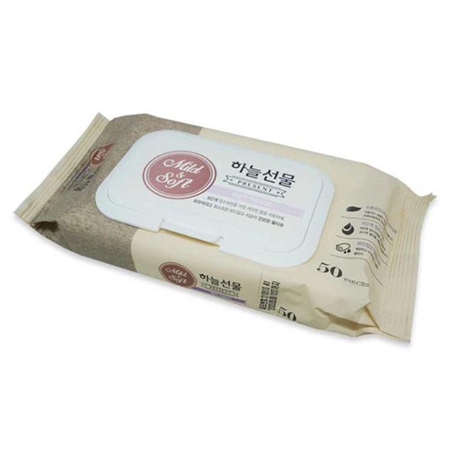 물티슈 화장지 아기 물티슈 캡형 50매 대용량