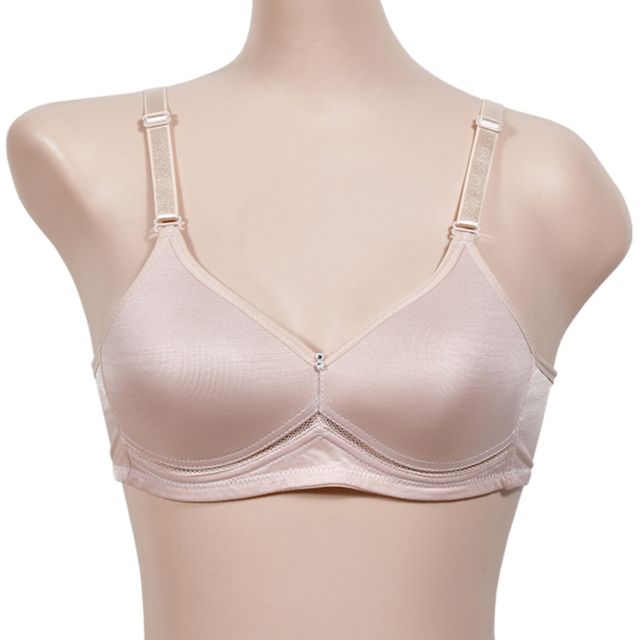 노와이어브라 여성언더웨어 3/4컵 노와이어 B컵 브라