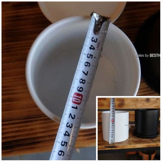 도기 원형 화분 13x13cm 도자기화분 도기화분 인테리어화분 베란다화분