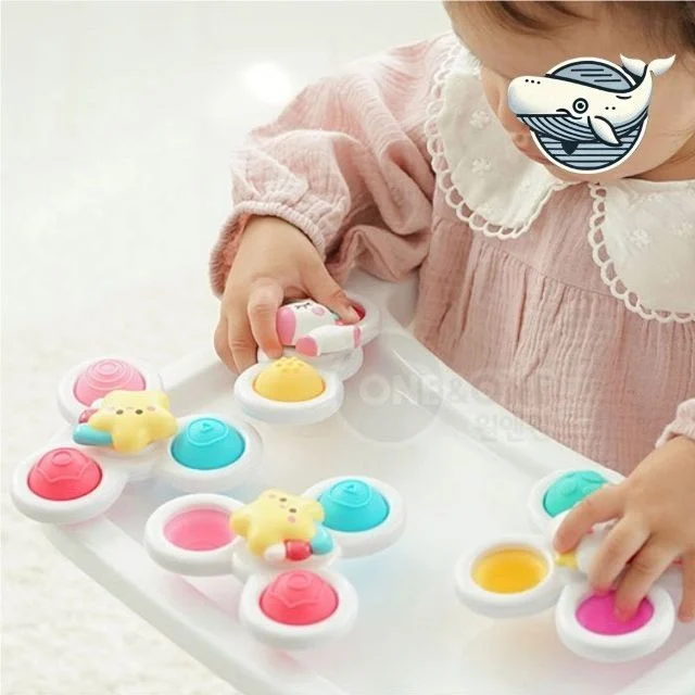유아 손피아노 촉감놀이 흡착식 딸랑이