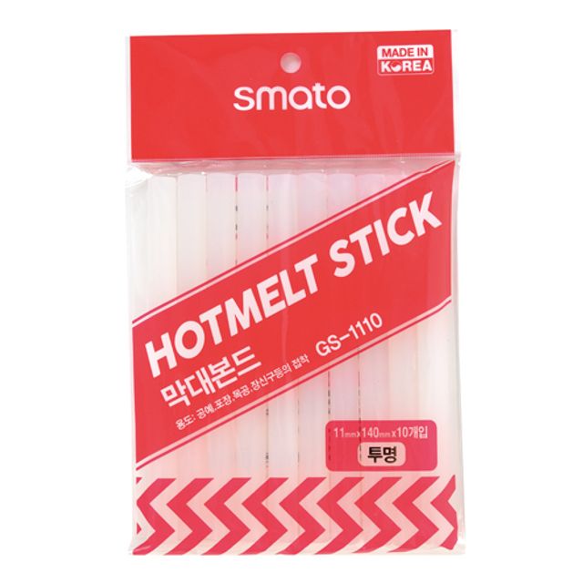 SMATO 글루건심 GS-1110 10개입 백색 세트