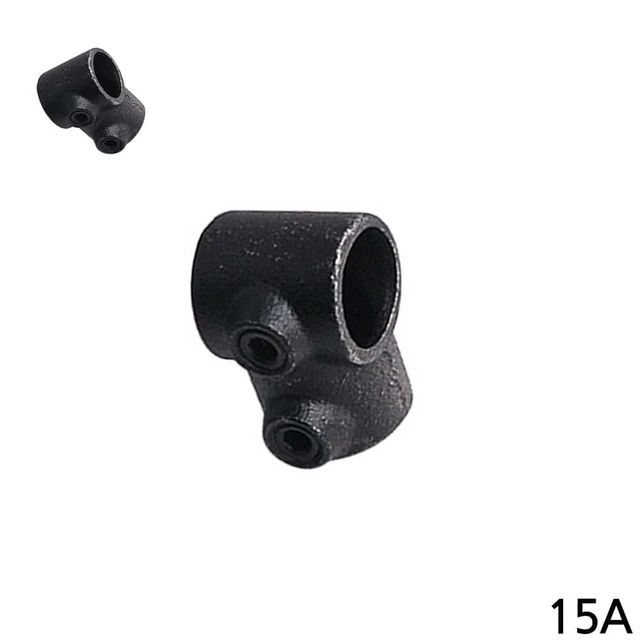 다용도 파이프클램프 15A 21.3mm 블랙 파이프연결부품 파이프연결부속 파이프연결소켓 파이프연결브라켓