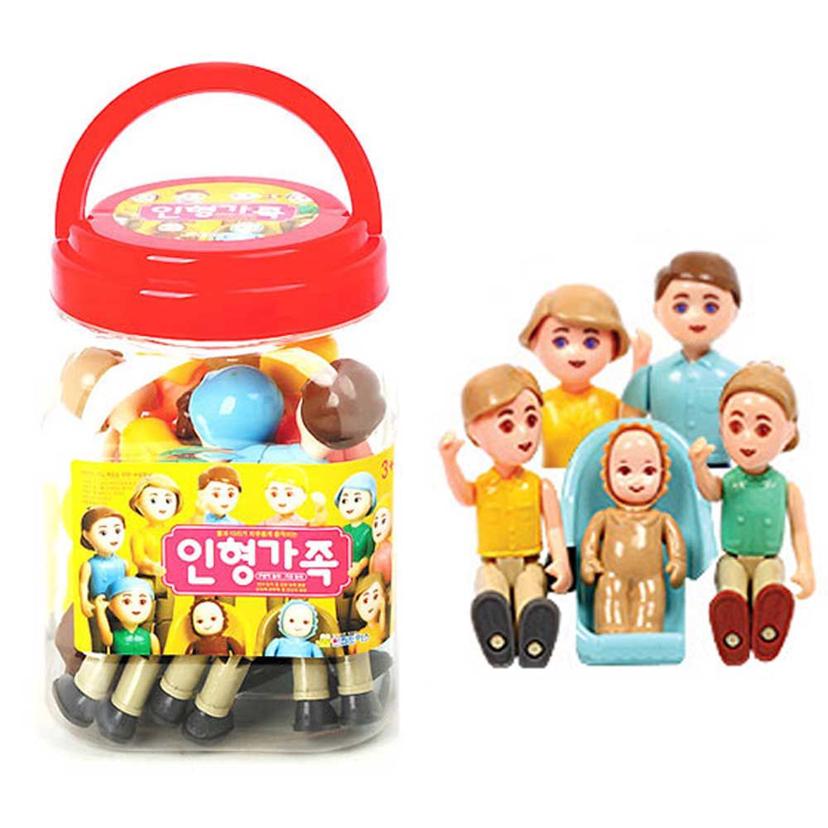 상황극 가족 역할 놀이 어린이 장난감 인형 세트