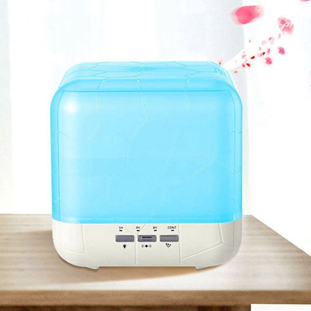 대용량 큐브 아로마가습기 LED 무드등 초음파식 가습기