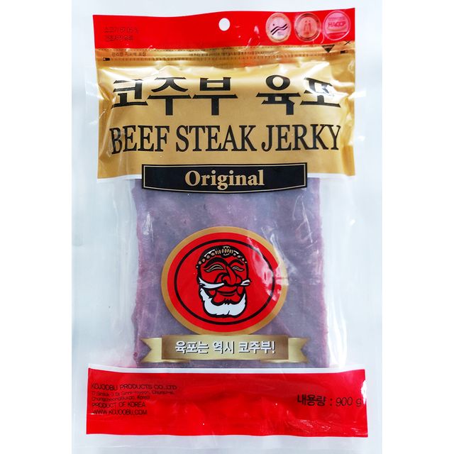 코주부육포 900g - 쫄깃한 식감과 풍부한 단백질 간식