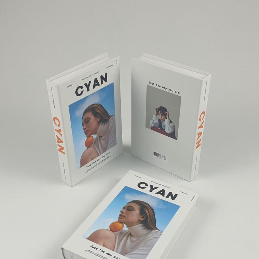 인테리어 촬영 소품 가짜 모형책 자몽 - 감성 북소품