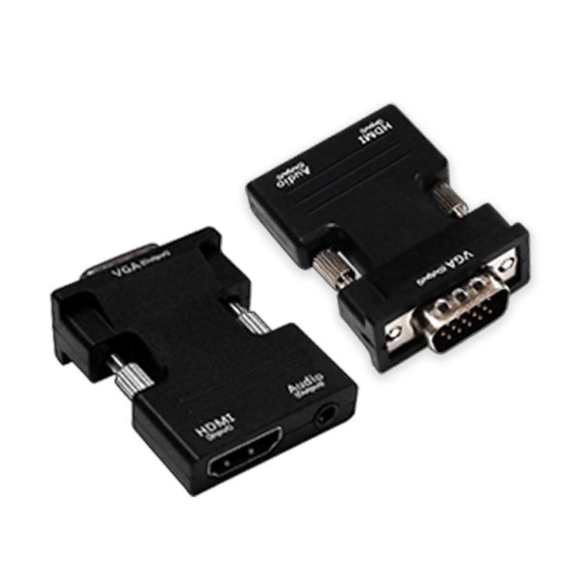 HDMI to VGA RGB 변환 젠더 케이블 - 모니터 연결 컨버터