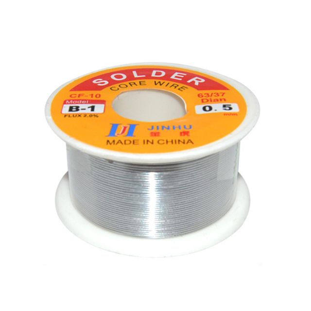 0.5mm 플럭스포함 납땜용 실납 100g (T-SW05-100G)