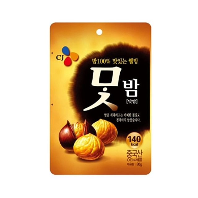 CJ 맛밤 80g - 달콤짭짤한 구운 밤 스낵, 영양 간식으로 추천