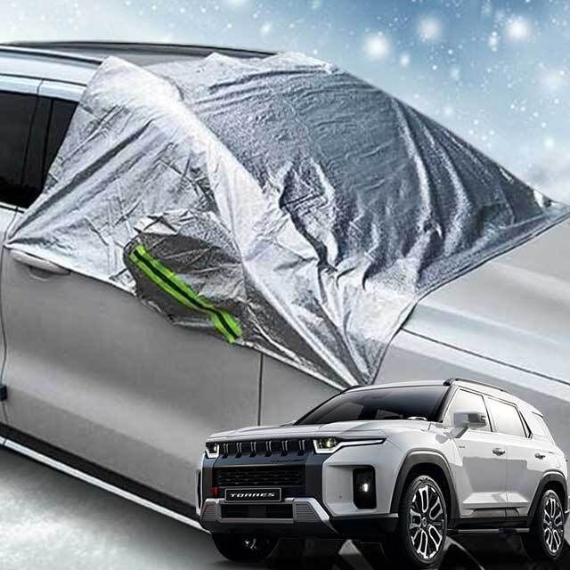 토레스 호환 성에 방지 자동차 커버 SUV 앞유리 덮개