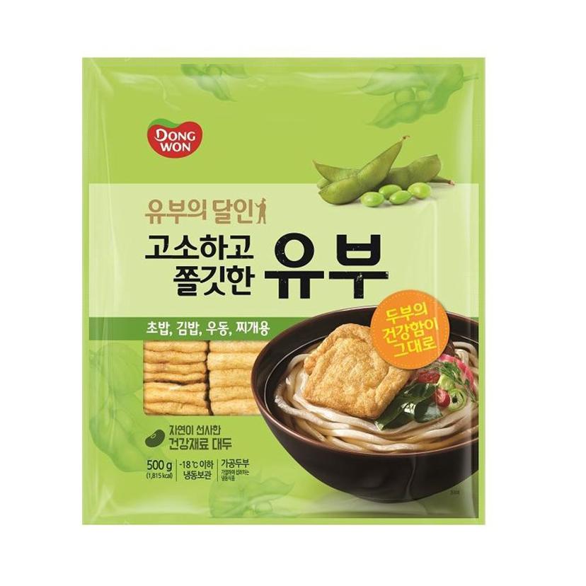 동원 냉동 유부 500g - 우동 초밥 고명용