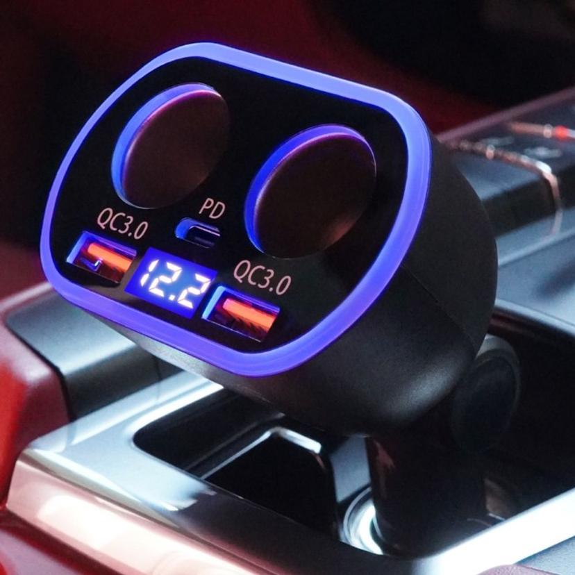 차량용 USB 듀얼 포트 PD 고속 충전 시거잭 QC3.0