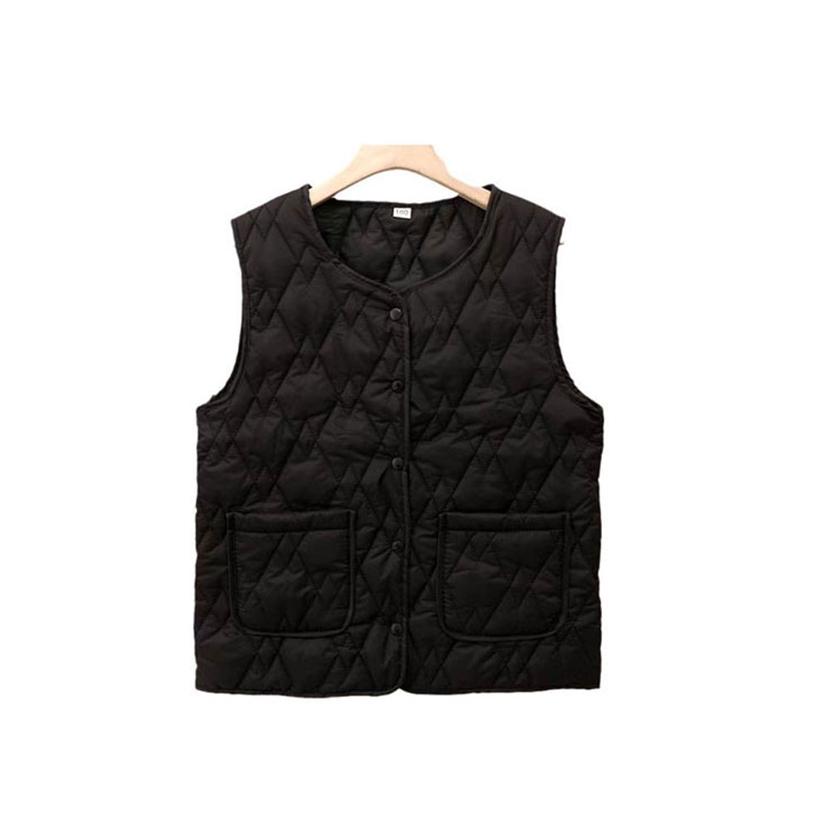 여성 초경량 슬림 패딩 조끼 간절기 레이어드