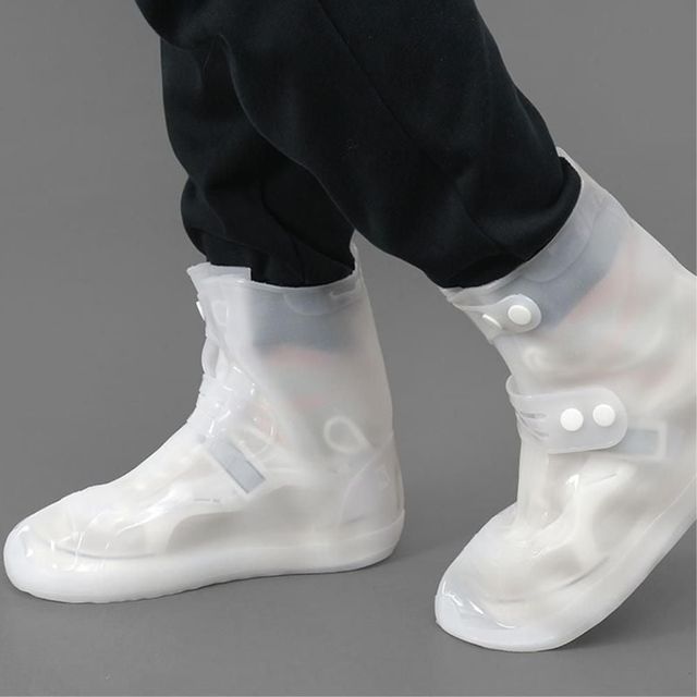 PVC 방수 신발커버 280~290mm 미들화이트