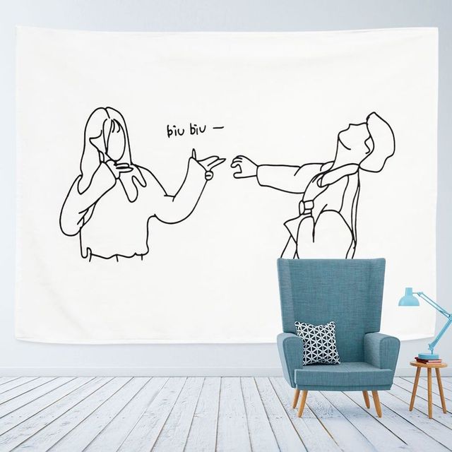 패브릭포스터 신혼집 인테리어 그림 포스터 L