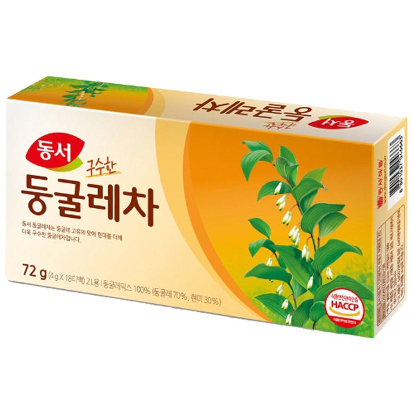 동서 둥굴레차 18T - 식수용 구수한 전통 액상 티백
