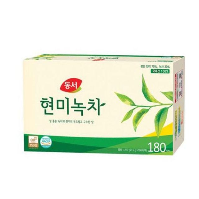 동서식품 현미녹차 180T - 대용량 구수한 차