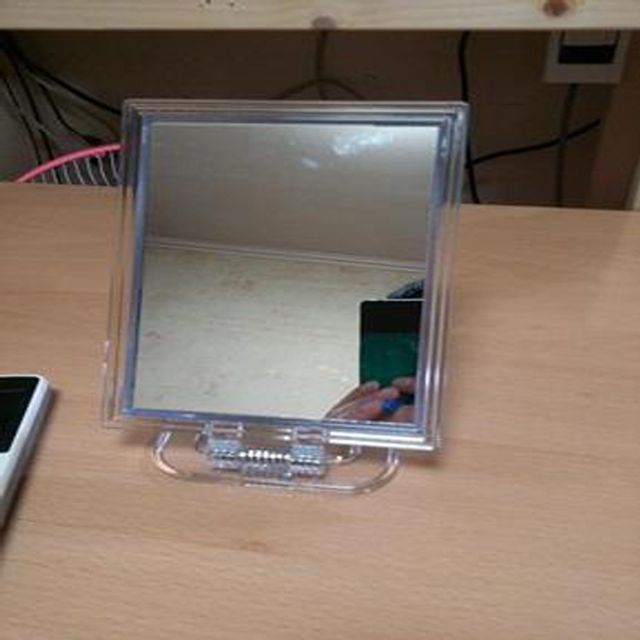칠성 신사각거울 소(13x9.5cm) - 컴팩트 탁상용 거울